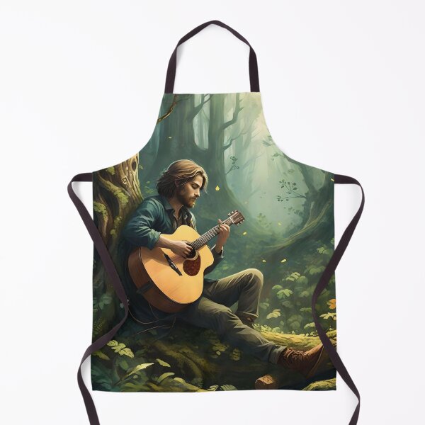 Item preview, Melody of the Sleeping Forest - Acoustic Guitarist designed and sold by NeyhineAngelionShop.
