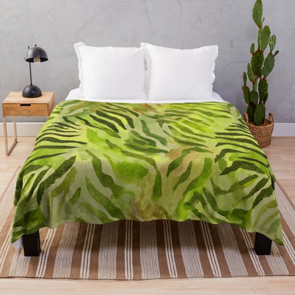 Aperçu de l'œuvre Imprimé animalier safari sauvage, jungle, vert frais créée et vendue par artsandsoul.