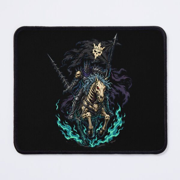Item preview, Dark Knight Riding Skeletal Horse Through Phantom Flames designed and sold by Tong4130.