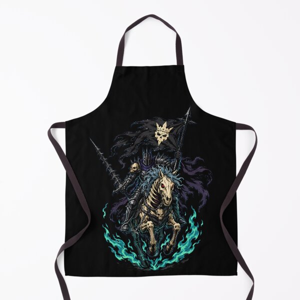 Item preview, Dark Knight Riding Skeletal Horse Through Phantom Flames designed and sold by Tong4130.