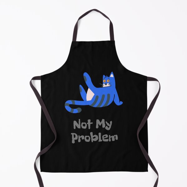 Item preview, Not My Problem Cat – Funny Detached Reaction Cat Meme Design designed and sold by ContigoART.