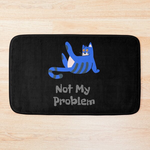 Item preview, Not My Problem Cat – Funny Detached Reaction Cat Meme Design designed and sold by ContigoART.
