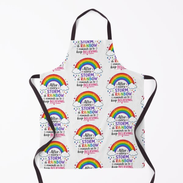 Item preview, After Every Storm, A Rainbow Reminds Us to Keep Believing | Inspirational Rainbow Quote Sticker designed and sold by Ishratparween11.