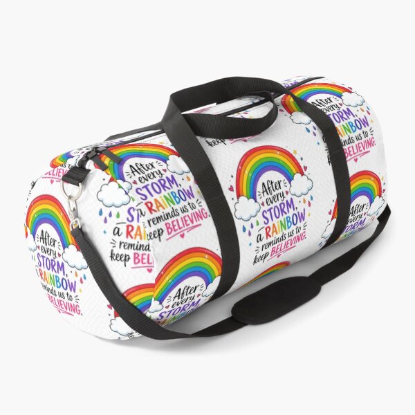 Item preview, After Every Storm, A Rainbow Reminds Us to Keep Believing | Inspirational Rainbow Quote Sticker designed and sold by Ishratparween11.