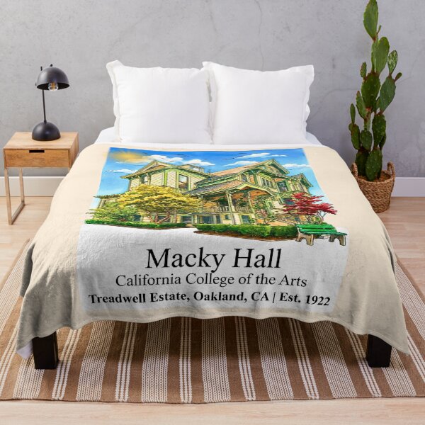 Item preview, Macky Hall Watercolor Architectural Illustration designed and sold by EvergreenPark - Tee Studio.
