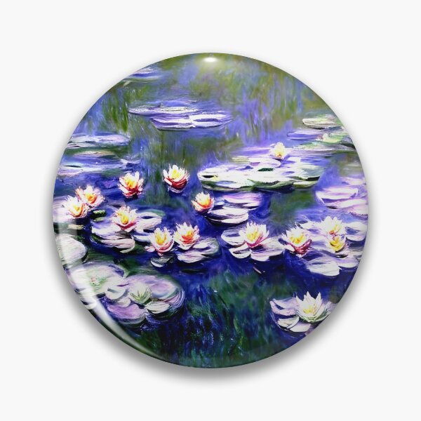 Item preview, Water Lilies: Impression of Reflections & Blossoming Surfaces (1919-2) designed and sold by artdesignsnow.