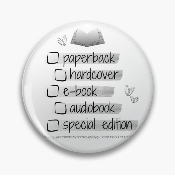 Item preview, Book Collector Checklist (black and white) designed and sold by weightyghosts.