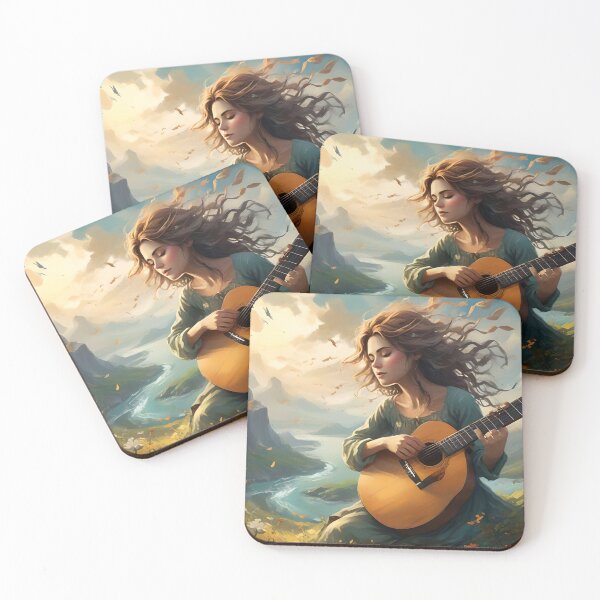 Item preview, Song of the Free Wind - Musician and Landscape designed and sold by NeyhineAngelionShop.