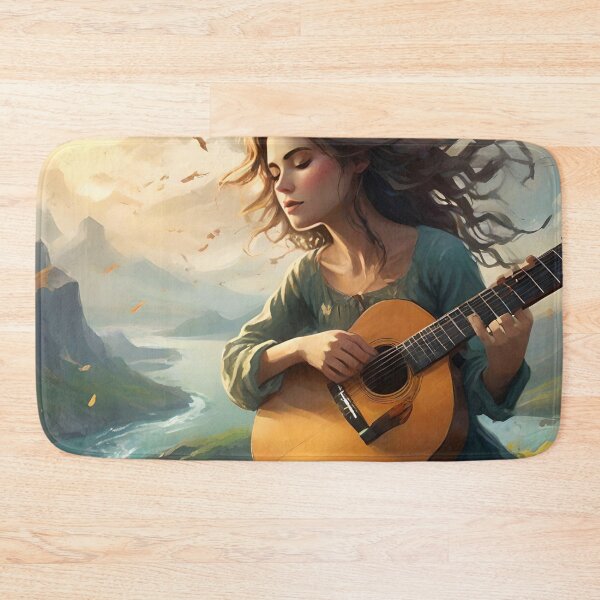 Item preview, Song of the Free Wind - Musician and Landscape designed and sold by NeyhineAngelionShop.