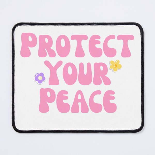 Item preview, Protect Your Peace Retro Groovy Typography designed and sold by Cafya.