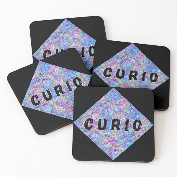 Item preview, CURIO - Psychedelic Curiosity Typography Art designed and sold by PatykArt.