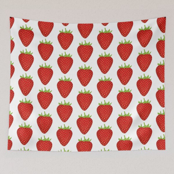 Item preview, Strawberry Sticker | Cute Fresh Fruit Illustration Design designed and sold by The Home Of Pink Peach.