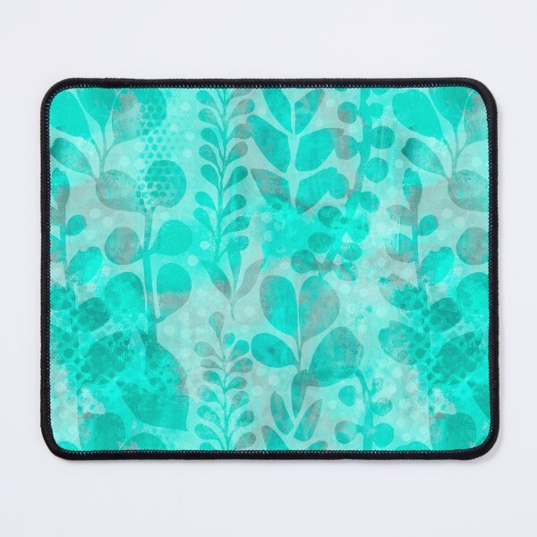 Item preview, Contemporary Botanical Composition Layered Shapes Mint designed and sold by artsandsoul.