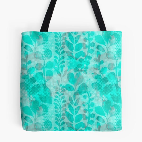 Item preview, Contemporary Botanical Composition Layered Shapes Mint designed and sold by artsandsoul.