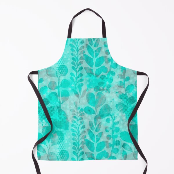 Item preview, Contemporary Botanical Composition Layered Shapes Mint designed and sold by artsandsoul.