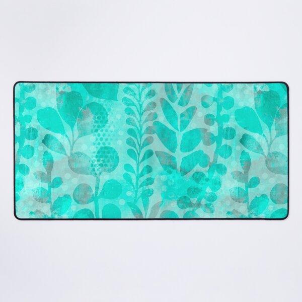 Item preview, Contemporary Botanical Composition Layered Shapes Mint designed and sold by artsandsoul.