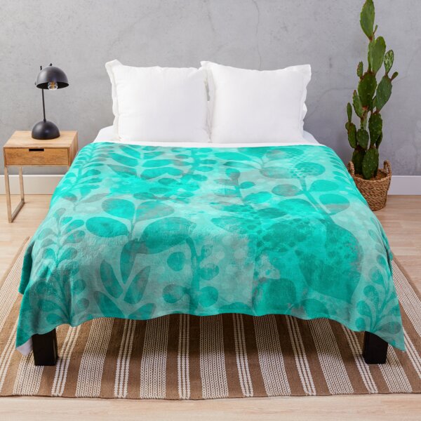 Item preview, Contemporary Botanical Composition Layered Shapes Mint designed and sold by artsandsoul.