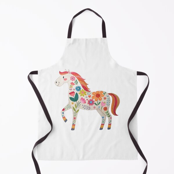 Item preview, Cute Floral Pony Illustration designed and sold by trendspatterns.
