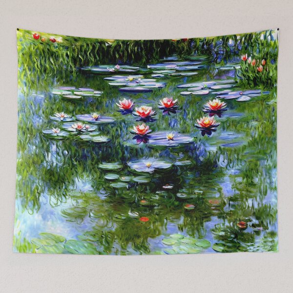 Item preview, Water Lilies: Impression of Reflections & Blossoming Surfaces (1919-3) designed and sold by artdesignsnow.