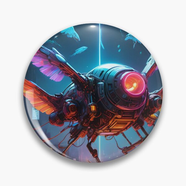 Item preview, Cyber-Angel - Futuristic Winged Robot designed and sold by NeyhineAngelionShop.