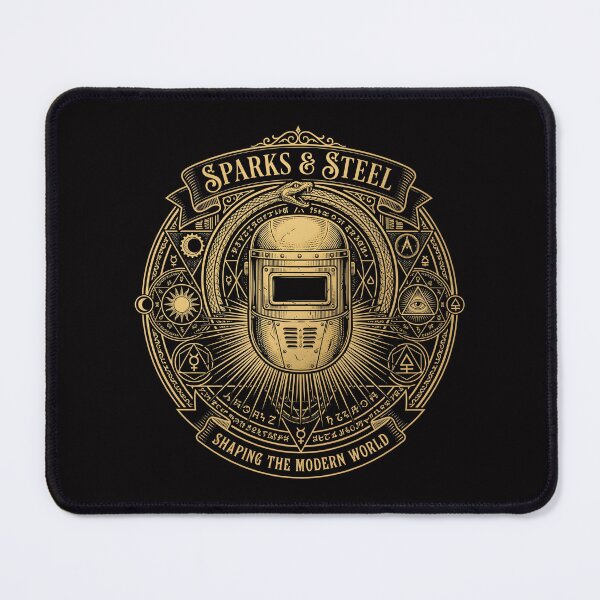 Item preview, Sparks and Steel Dark Academia Occult Welding Emblem designed and sold by SplashTastic.