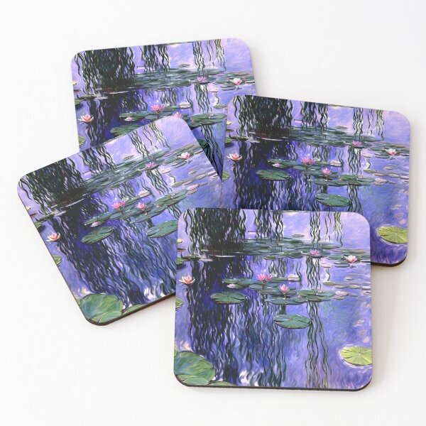 Item preview, Water Lilies: Impression of Reflections & Blossoming Surfaces (1919-4) designed and sold by artdesignsnow.