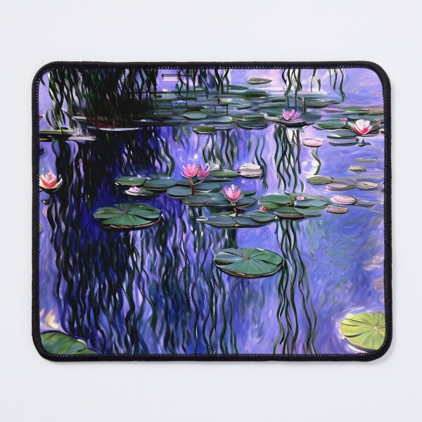 Item preview, Water Lilies: Impression of Reflections & Blossoming Surfaces (1919-4) designed and sold by artdesignsnow.
