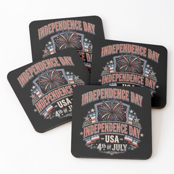 Item preview, 4th of July Independence Day USA Retro Vintage Fireworks designed and sold by zigo26.