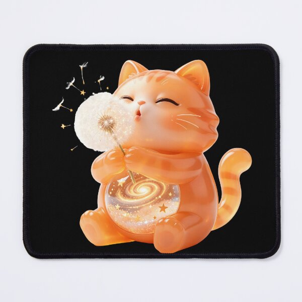 Item preview, Emerald Cat - Starry Dandelion Wish: The Dream Sower designed and sold by ABYSSLAB.
