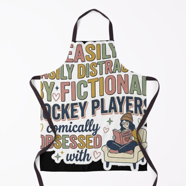 Item preview, Easily Distracted By Fictional Hockey Players Comically Obsessed With. designed and sold by  BreedCraft Studio.