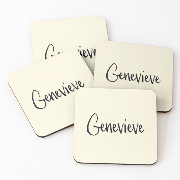 Item preview, GENEVIEVE personalized type design designed and sold by CharlottePlaceArt.