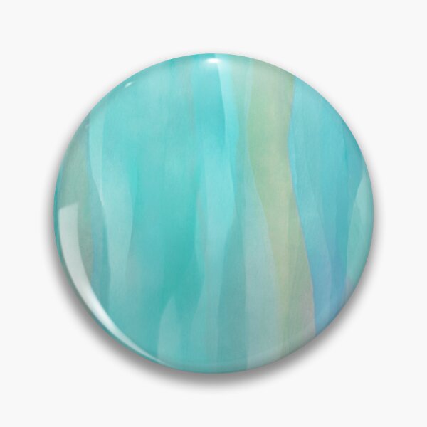 Item preview, Vertical Painterly Waves Gentle Layers Turquoise designed and sold by artsandsoul.