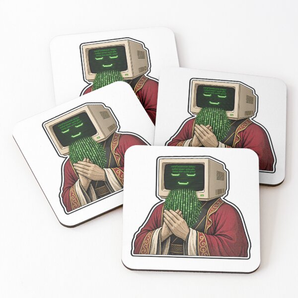Item preview, ConfuciousAI Says: Wherever You Go, Take Me With You! — Wise Sticker designed and sold by monolithstudio.