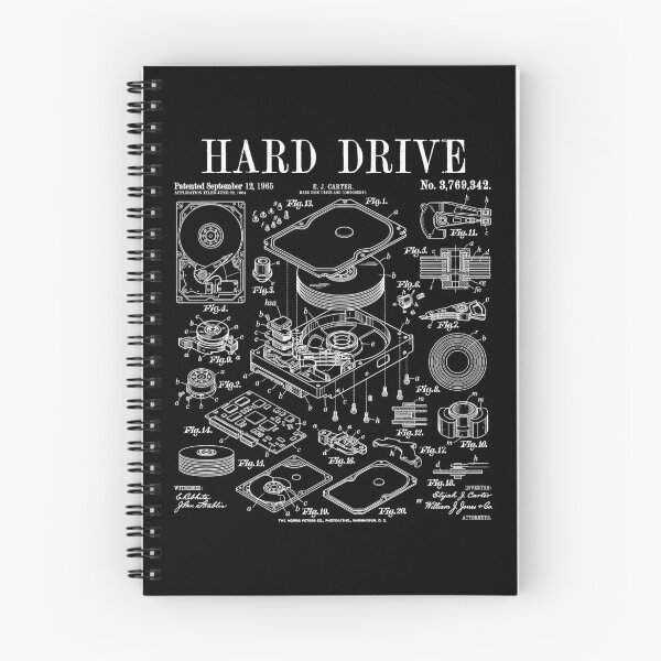 Item preview, Computer Hard Drive Gamer Geek Vintage IT PC Patent Print designed and sold by GrandeDuc.
