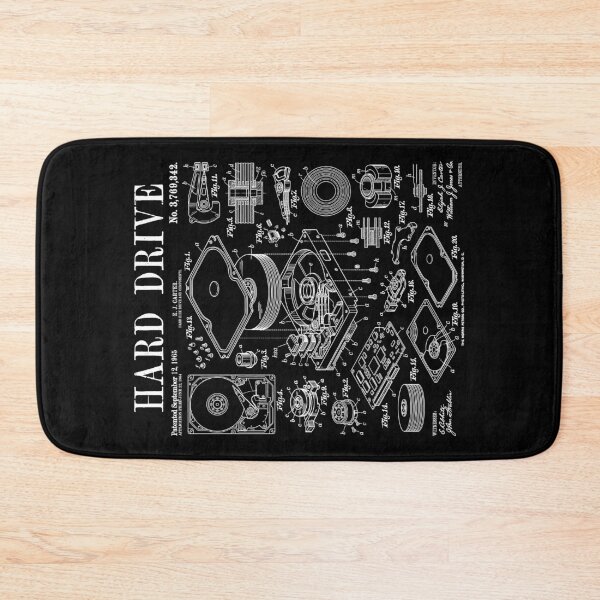 Item preview, Computer Hard Drive Gamer Geek Vintage IT PC Patent Print designed and sold by GrandeDuc.