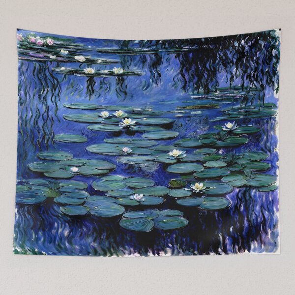 Item preview, Water Lilies: Impression of Reflections & Blossoming Surfaces (1919-5) designed and sold by artdesignsnow.