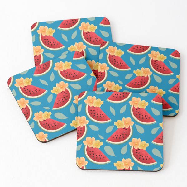Item preview, Sweet Watermelon Floral - Blue designed and sold by CJ Creations.
