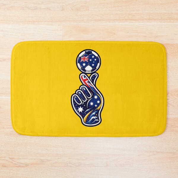 Item preview, Australia Soccer Finger Spin Hand | Aussie Football Fan Art | Australian Flag Football Graphic | World Cup Supporter Gift | Soccer Lover T-Shirt, Sticker & Hoodie Design designed and sold by thesmilngnature.