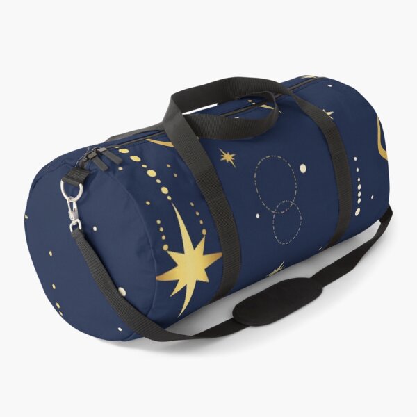 Item preview, Elegant Celestial Gold Stars & Crescent Moon Pattern | Midnight Blue Seamless Cosmic Design designed and sold by RJACreative.