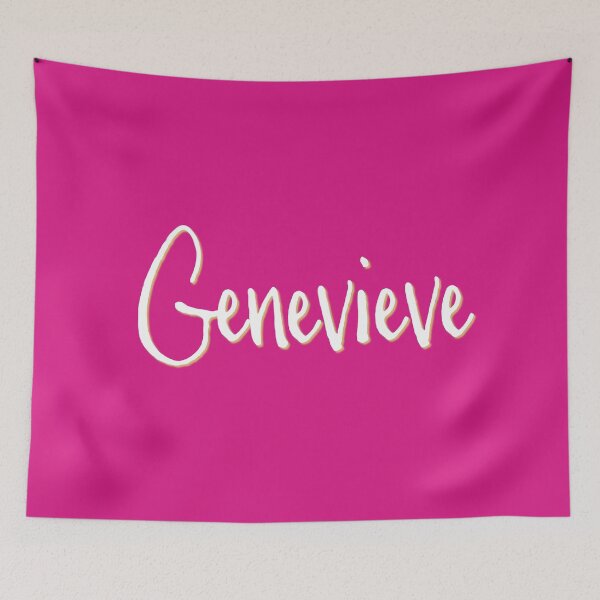 Item preview, GENEVIEVE personalized type design designed and sold by CharlottePlaceArt.