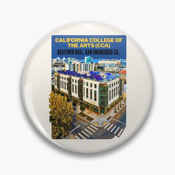 Item preview, California College of the Arts Blattner Hall Architectural Fine Art Painting designed and sold by EvergreenPark - Tee Studio.