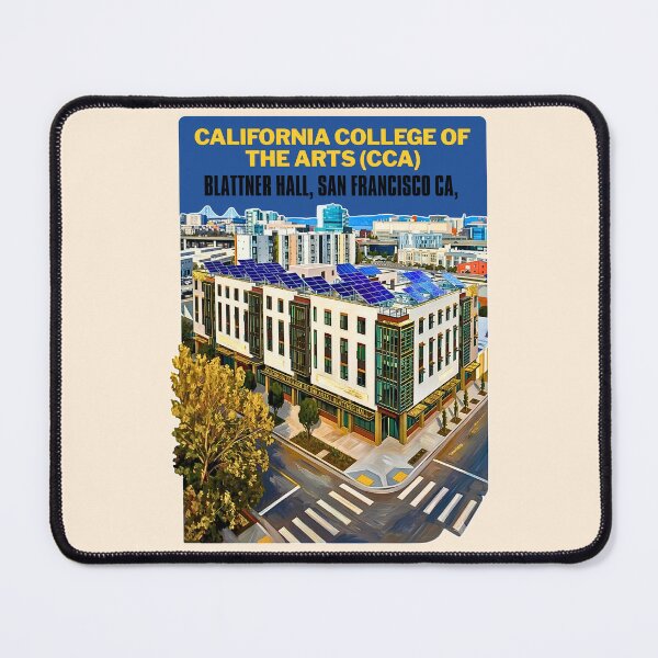 Item preview, California College of the Arts Blattner Hall Architectural Fine Art Painting designed and sold by EvergreenPark - Tee Studio.