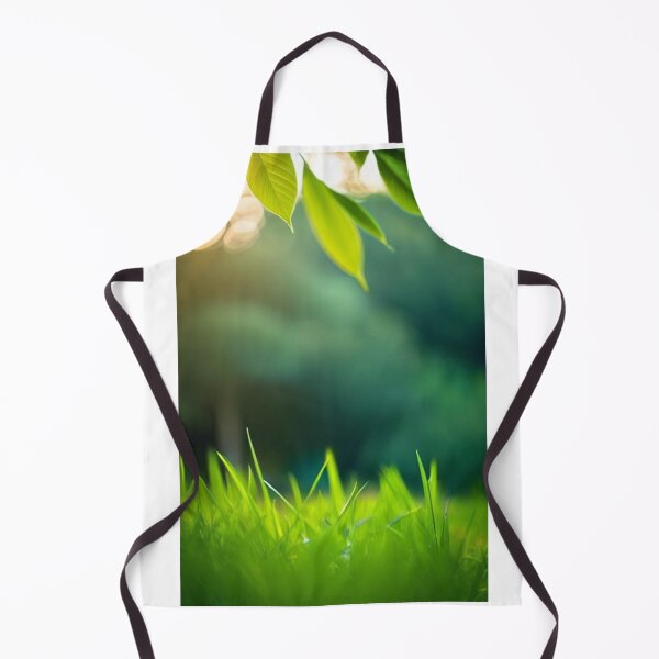 Item preview, Nature - Fresh Spring Grass, Golden Light and Dew Bokeh designed and sold by Reverso-Design.
