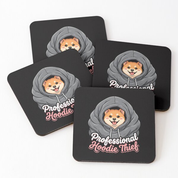 Item preview, Professional Hoodie Thief Cute Shiba Inu Dog designed and sold by SplashTastic.