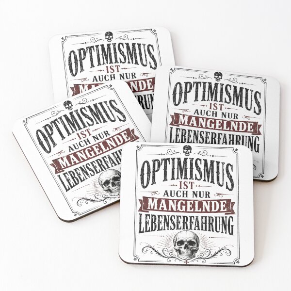 Item preview, Optimism is just a lack of life experience | Sarcastic vintage design designed and sold by Peter Kaul.