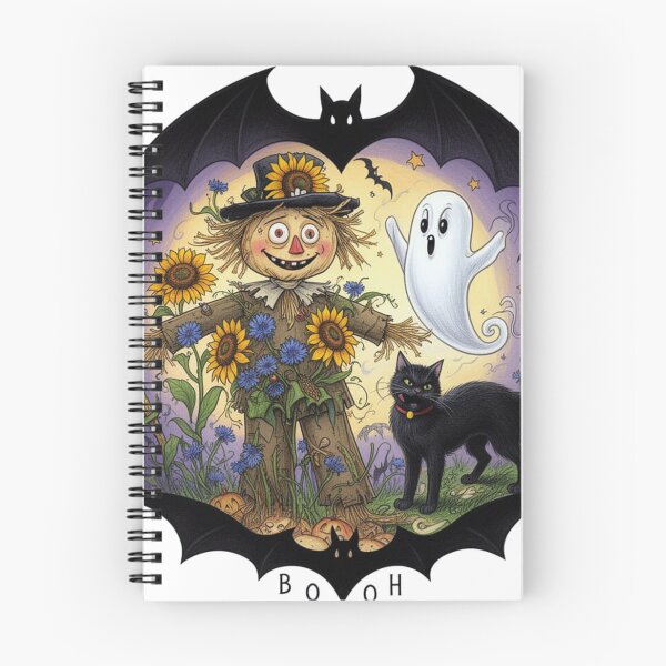 Item preview, Scarecrow, ghost and cat designed and sold by Talpha.