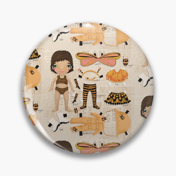 Item preview, Vintage Retro Paper Doll Beekeeping Kit designed and sold by Karin Taylor.