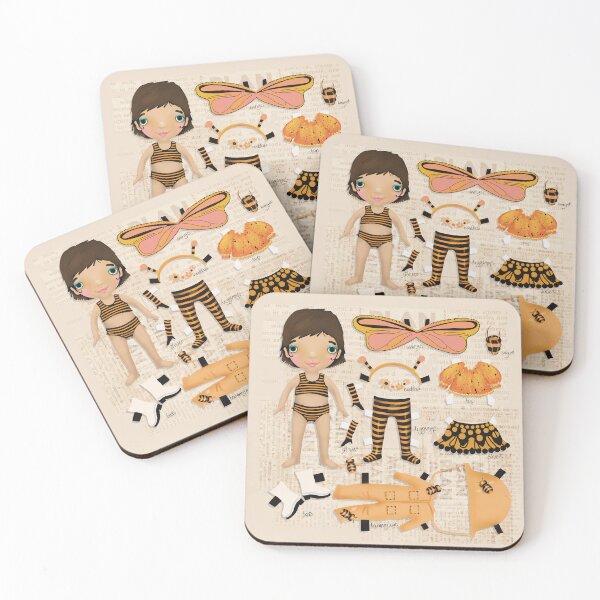 Item preview, Vintage Retro Paper Doll Beekeeping Kit designed and sold by Karin Taylor.