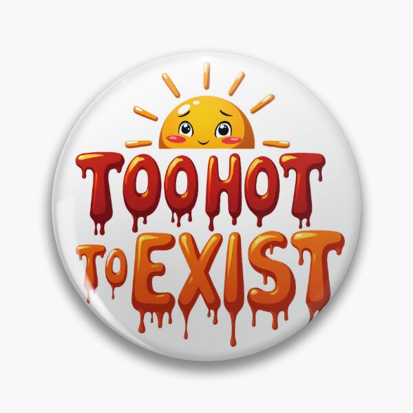 Item preview, Melting Summer Cartoon Text Illustration designed and sold by Wear2Transform.