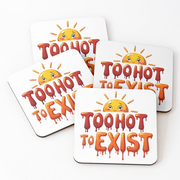 Item preview, Melting Summer Cartoon Text Illustration designed and sold by Wear2Transform.